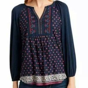 Vintage America Peasant Top